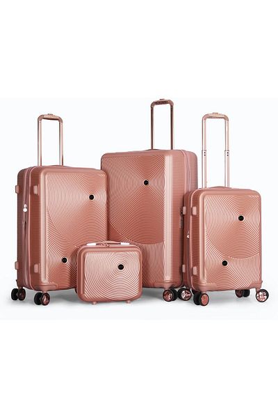 RUBY GOLF 3-Piece Solid Makeup Set (L 28-M 24-S 20 - Bc 12, Rose Gold, Polyurethane)