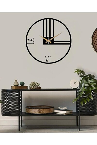 DEKORATİF METAL DUVAR SAATİ 50*50