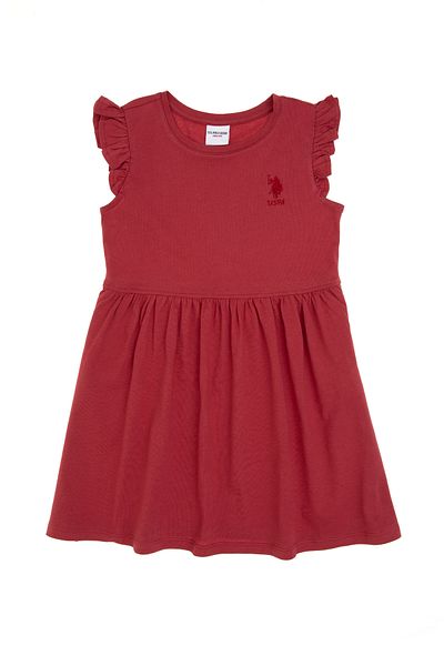 U.S. Polo Assn. Girl's Cherry Knitted Dress 50306281-Vr223