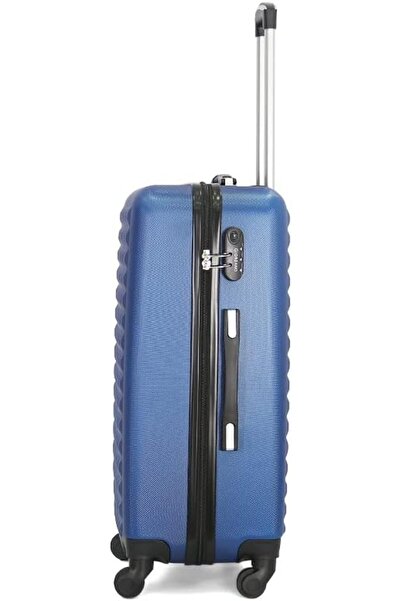 Giordano Luggage Set with Spinner Wheels - 3 Pieces (Blue, L-28 / M-24 / S-20, Polycarbonate)