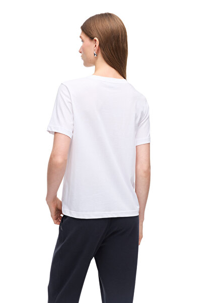 Perspective Nebula Білий колір Regular Fit Футболка з круглим вирізом