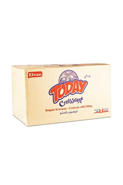 Elvan Today Kruvasan Çikolatalı 40 Gr. 20 li 4 Paket (1 Koli)