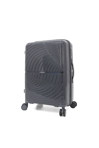 Capital Hardshell Pp Luggage Set With 8 Wheels Thick Shell Multi Layer Pp 5 Piece Set,