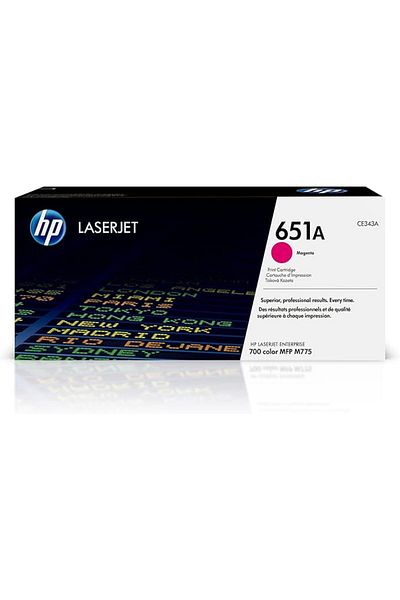 HP 651A Magenta Original Laserjet Toner Cartridge- CE343A