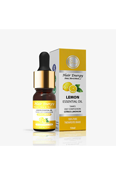 Hair Energy Lemon Essential Oil | Skin & Aromatherapy | Natural Oil for Massa...