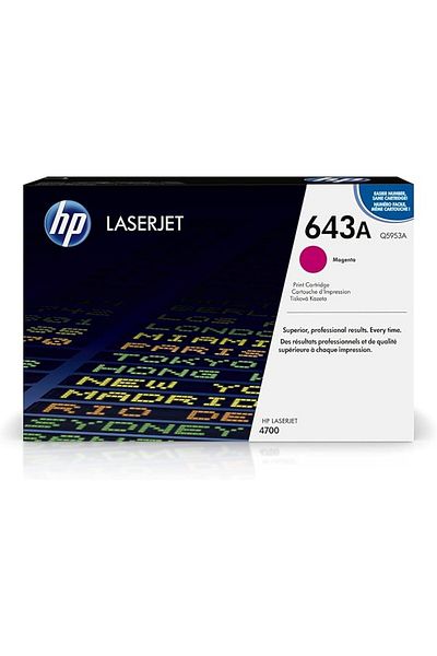 HP 643A Magenta Original LaserJet Toner Cartridge- Q5953A