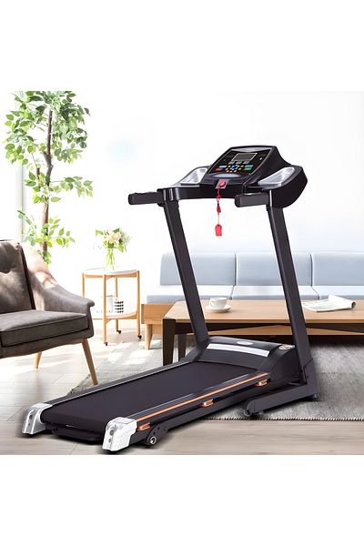 l'elefante 1.5HP Foldable Electric Treadmill for Home Compact Fitness Machine with LCD Display,
