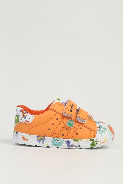 Benetton Orange Kids Sneakers Bn-30965-2