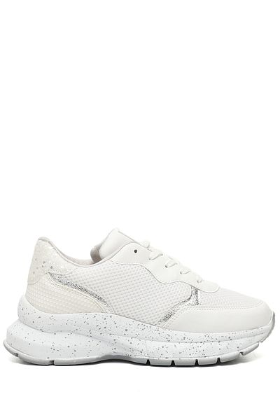 GÖNDERİ(R) Women / Girls White Lame Gön Lace-Up Sports Women's Sneaker 34555