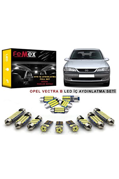 FEMEX Opel Vectra B Led Iç Aydınlatma Ampul Seti Parlak Beyaz