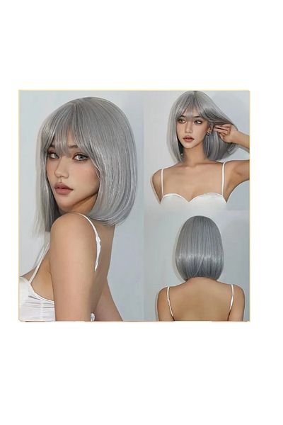 Gratia Gray Blunt 30cm Bob Wig