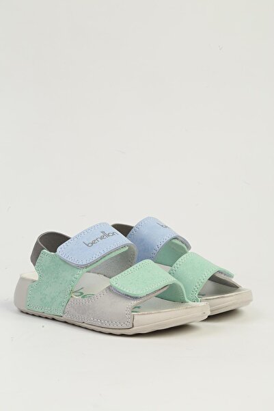 Benetton Mint Green Baby Blue Kids Sandals Bn-1422