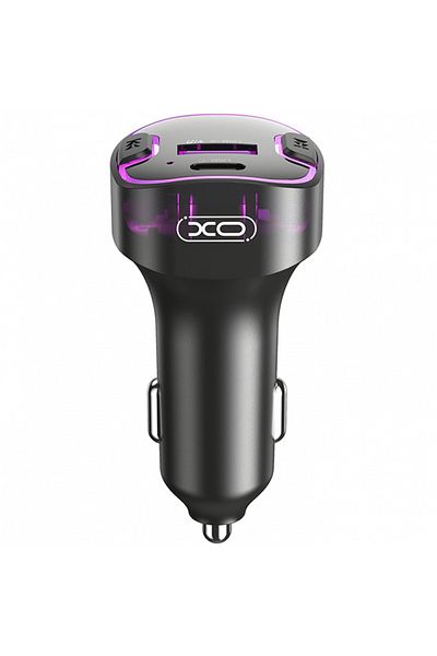 REDz Accessories Modulator XO-BCC12, USB și Tip-C, Încărcare 15.5W, Bluetooth, Control muzică și apeluri, Negru