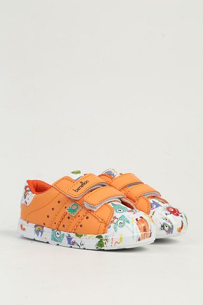 Benetton Orange Kids Sneakers Bn-30965-2