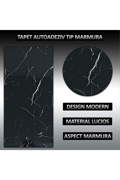 NEXTLY Set 10 X Tapet Autoadeziv Imitatie Marmura , Waterproof, Ajustabil, Adeziv Puternic, Usor