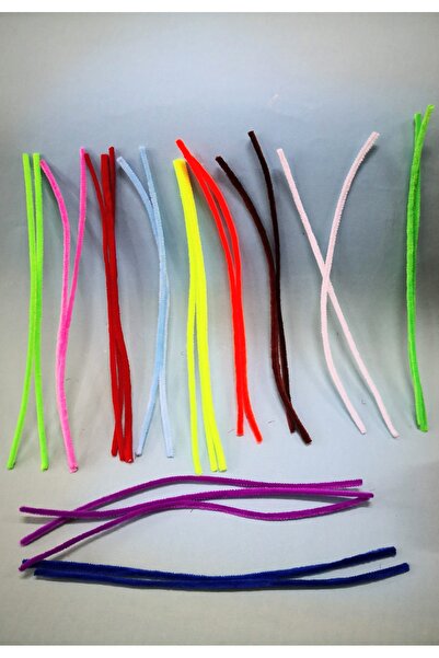 Mikro Renkli Şönil Yumuşak Tel Anasınıfı Özel Eğitim İlköğretim Çocuğu El İşi...