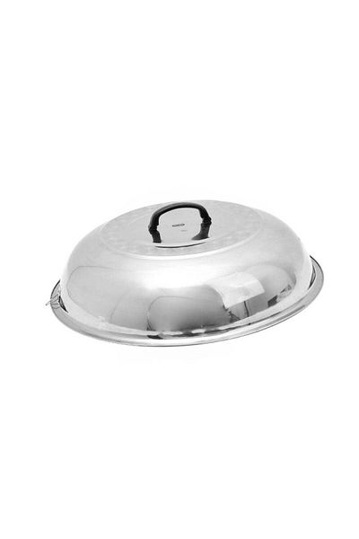 Generic Stainless Steel Food Warmer Lid with Handle 48cm