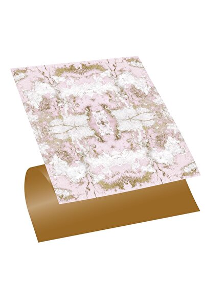 TİNK Kendinden Yapışkanlı Kesilebilir Mermer 012 Desenli Pvc Karo 30x30 Cm (3...