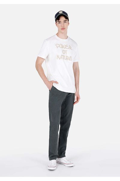 Colin's Ανδρικό πράσινο παντελόνι Slim Fit Mid Waist Straight Leg