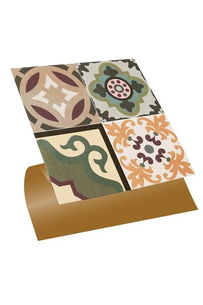 TİNK Kendinden Yapışkanlı Kafkas Desenli Pvc Karo 30x30 Cm (33 Adet) 3m2