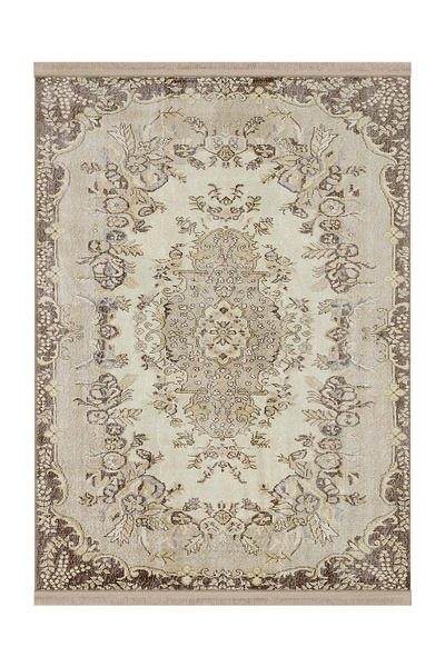 Rugs Modern Halı Memlik Collection Beige Themed Ethnic Motif Vintage Patterne...