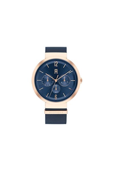 Tommy Hilfiger Women's Analogue Quartz Watch with Stainless Steel Case and Mesh Bracelet 35 mm