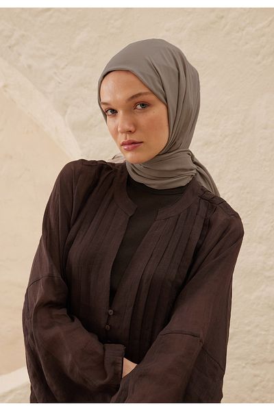 Fresh Rami Viscos Shawl Dark Gray
