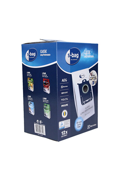 Electrolux E201SM S-Bag Dust Bag - Πλεονεκτική συσκευασία των 12
