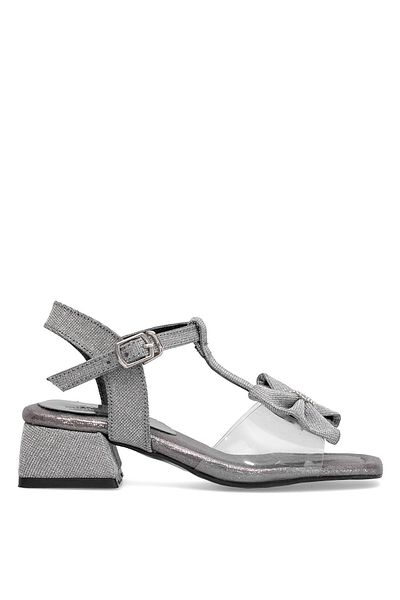 Ayakkabı Fuarı Elit Ask-F-42-25Y Filet Girl's Evening Dress Shoes Platinum