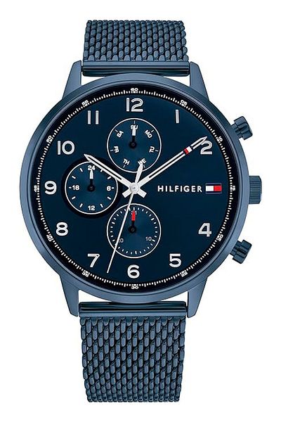 Tommy Hilfiger Men’s Analogue Quartz Watch with Stainless Steel Case and Mesh Bracelet
