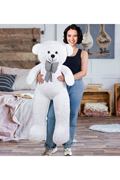 Özgüner Oyuncak 130cm Cute Big Teddy Bear with Bow Tie