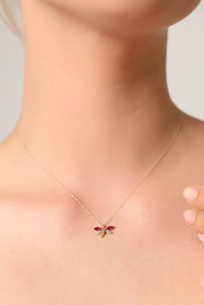 Kolyecik 14 Ayar Altın Yusufcuk Kolye