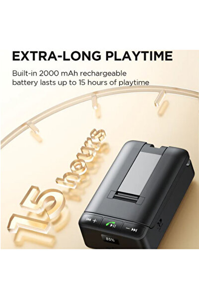 REDz Accessories Multifunctional Phone Holder, Charging Station and Speaker, Joyroom JR-MH01, 2000mAh, Black