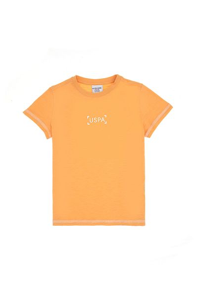 U.S. Polo Assn. Boy's Melon Crew Neck T-Shirt 50299958-Vr202