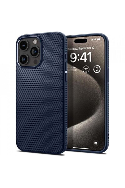 Spigen Θήκη για iPhone 15 Pro Max, Spigen Liquid Air - Μπλε Σκούρο Μπλε