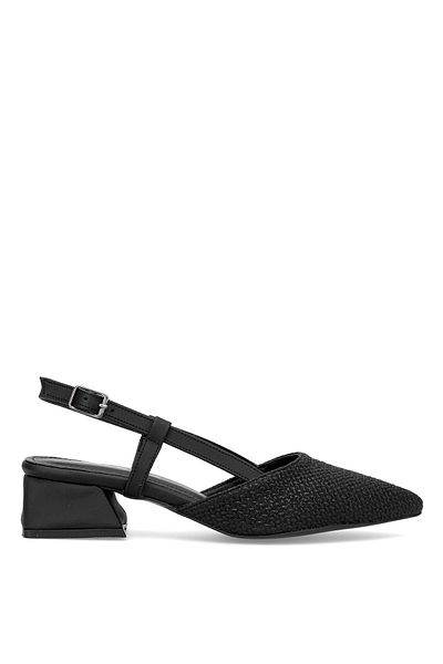 Ayakkabı Fuarı Elit Mst507T Women's Classic Heeled Shoes Black