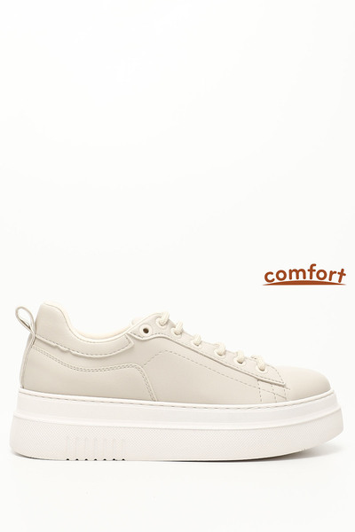 GÖNDERİ(R) Női/lányok meztelen, kerek orrú, éktalp, fűzős női tornacipő 35553