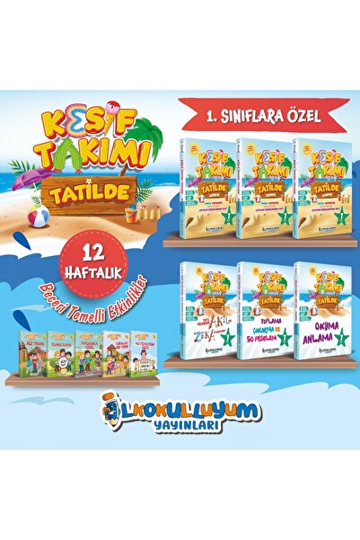 ilkokulluyum Yayınları 1.Sınıf Keşif Takımı Tatilde Eğitim Seti