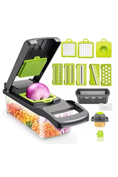 Arabest Vegetable Slicer, All-in-one Kitchen Vegetable and Fruit Divider, Vegetable Cutter/Grater/Slicer