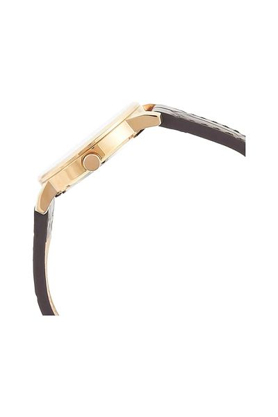 Citizen Women’s Analogue Quartz Movement Watch with Stainless Steel Case and Leather Bracelet
