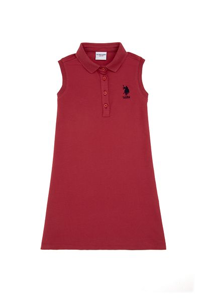 U.S. Polo Assn. Girl's Cherry Knitted Dress 50306052-Vr223