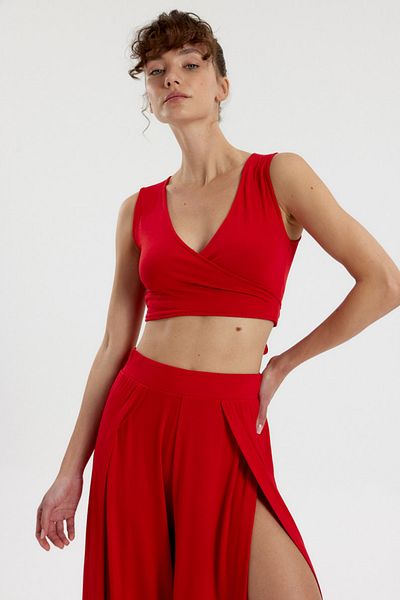 Simple Co. Soft Skin Touch Vera Crop Bustier with Tie