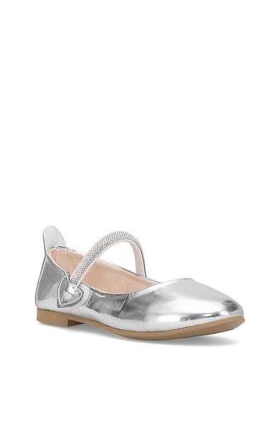 Ayakkabı Fuarı Elit HY-F-10005-25Y Filet Fata Balerina Balerina Argintiu