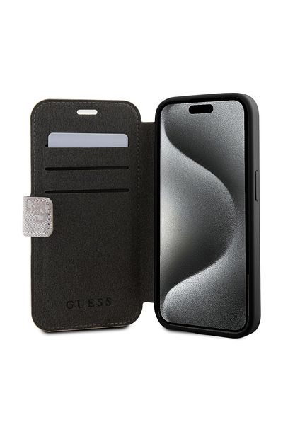 Guess Case For Iphone 15 Pro Max, Book, - Pink
