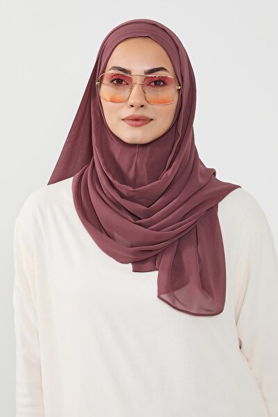 Aisha's Design Practical Chiffon Shawl,Ps-49,Dusty Rose