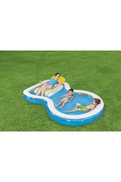 BESTWAY Swimming pool with lounge chair, 279X234X48CM