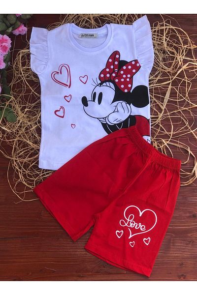 tinitins Two Piece Sets - Red - Fitted