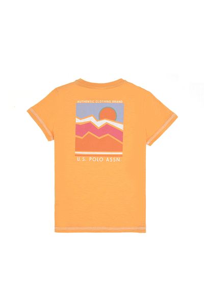 U.S. Polo Assn. Boy's Melon Crew Neck T-Shirt 50299958-Vr202