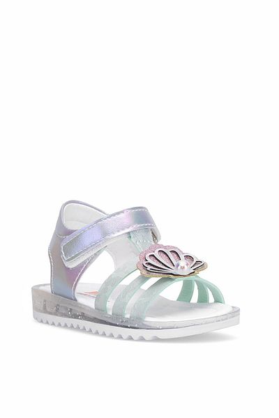 Ayakkabı Fuarı Elit ŞA-B-034-25Y Baby Girl's Flat Sandals Green