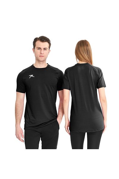 raru Unisex T-shirt Valde Μαύρο